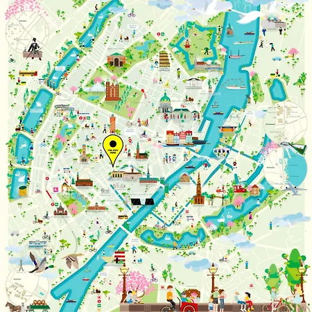 Daire Bright In The Old Town Of