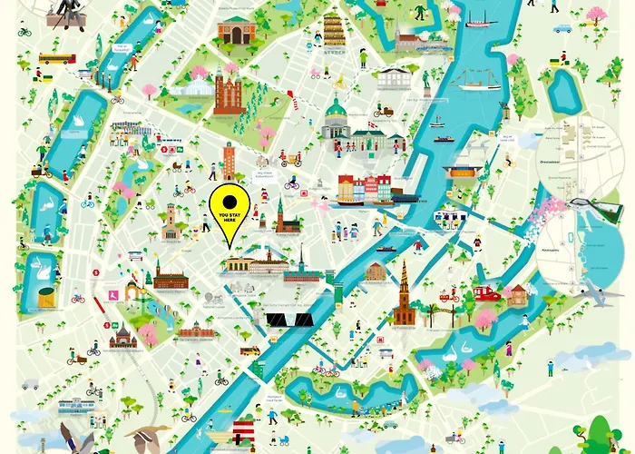 Daire Bright In The Old Town Of